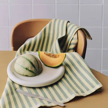 Canteen kökshandduk 52x80 cm - Green-yellow - HAY
