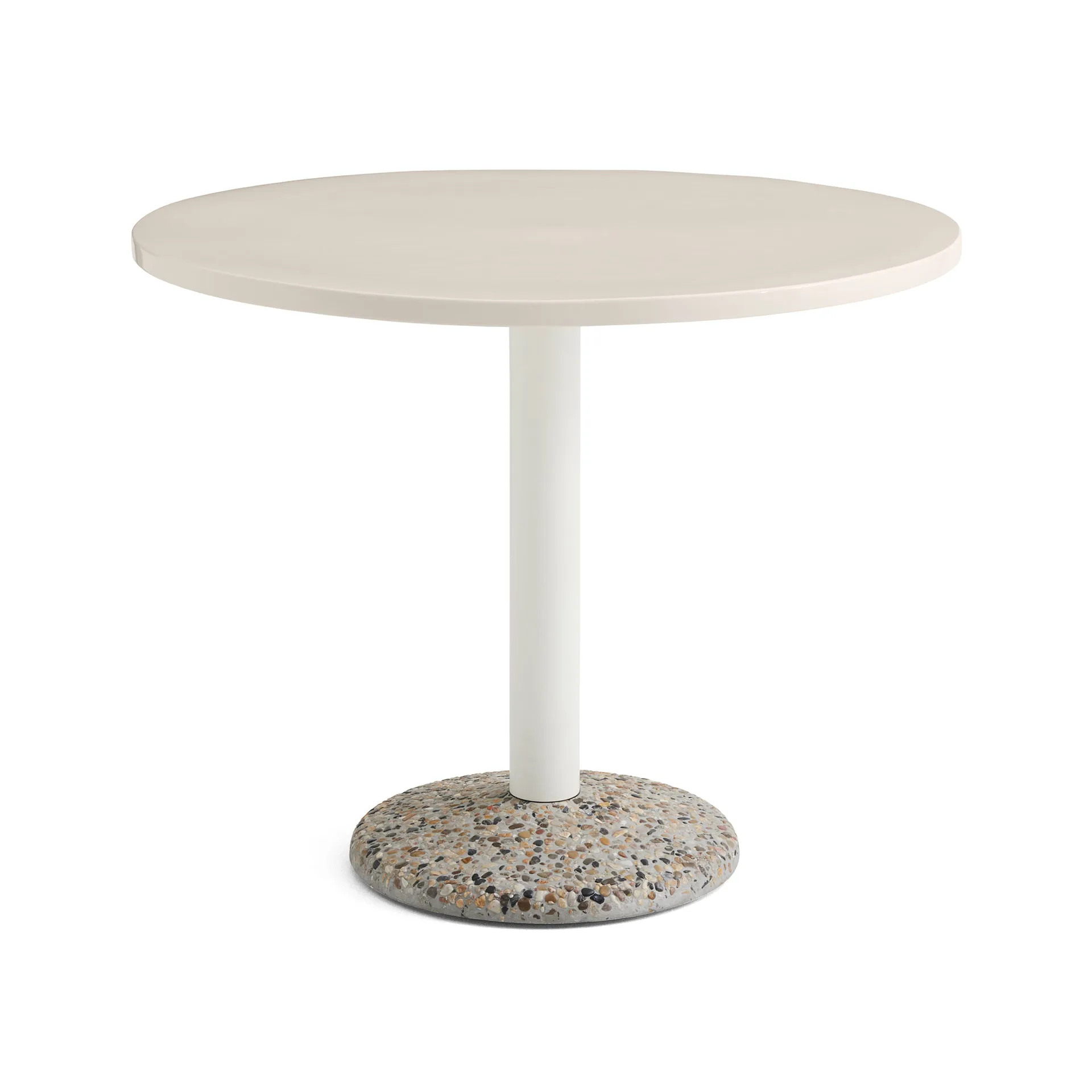 Ceramic Table bord Ø90 cm, Warm white HAY