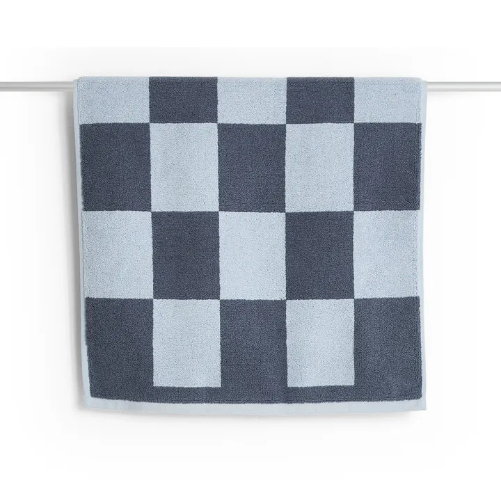 Check badrumsmatta 50x90 cm - Steel blue - HAY