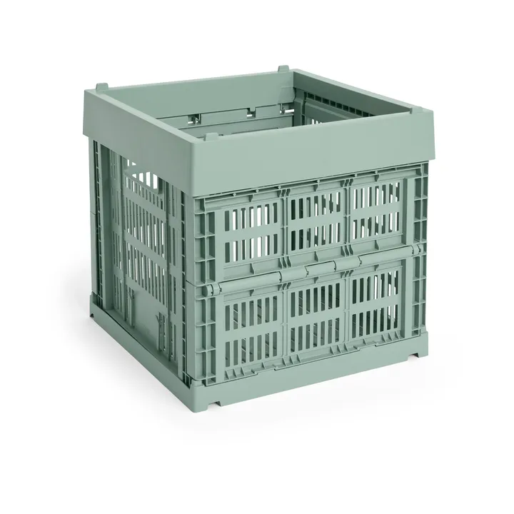 Colour Crate Cube 29,5x29,5 cm - Sage green - HAY