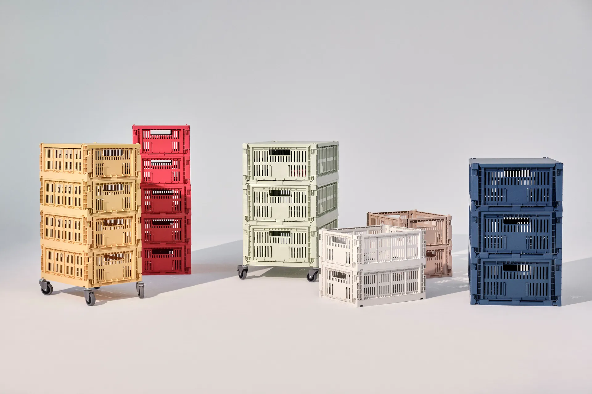Colour Crate hjul 4-pack, Stor HAY
