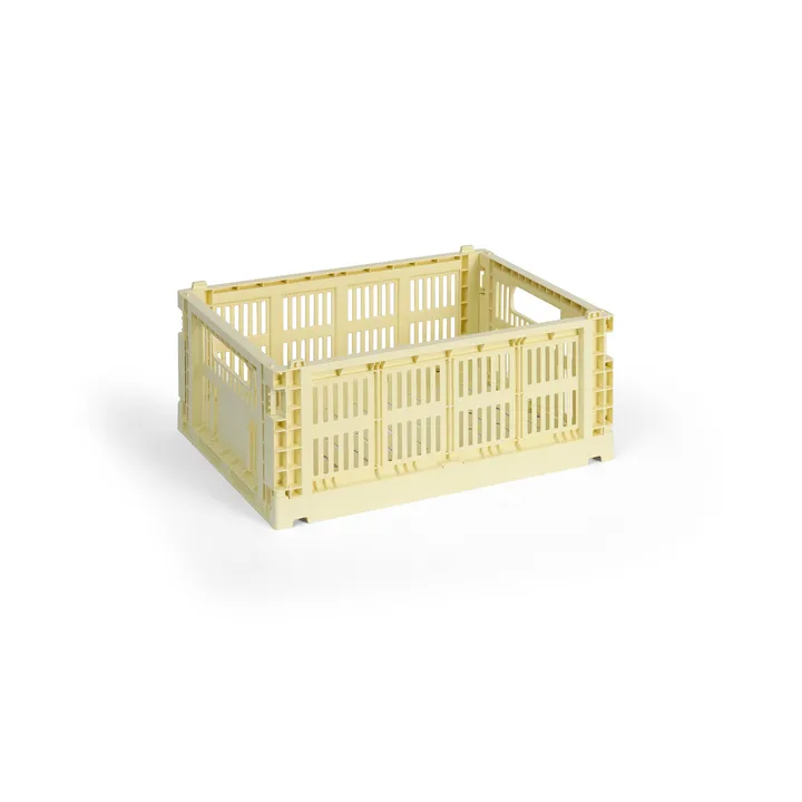Colour Crate M 26,5x34,5 cm - Light yellow - HAY
