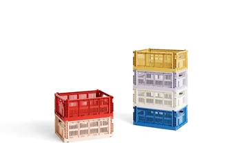 Colour Crate M 26,5x34,5 cm - Powder - HAY