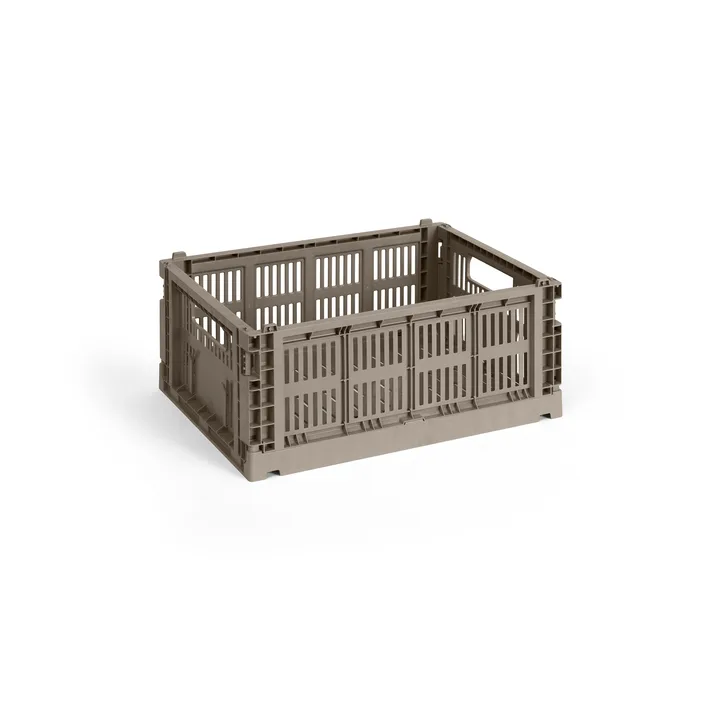 Colour Crate M 26,5x34,5 cm - Warm grey - HAY
