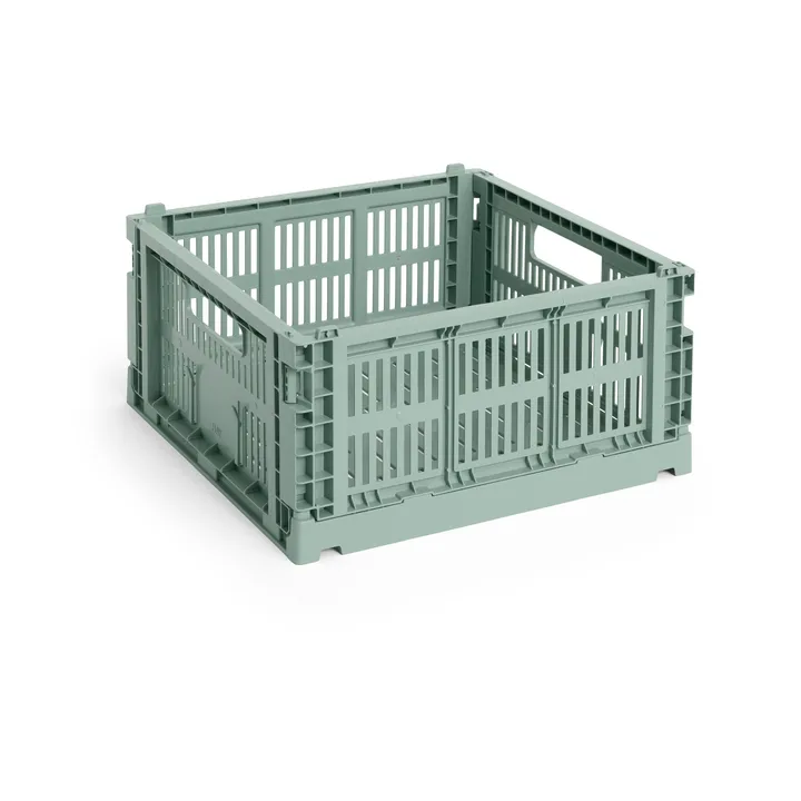 Colour Crate M Square 29,5x29,5 cm - Sage green - HAY