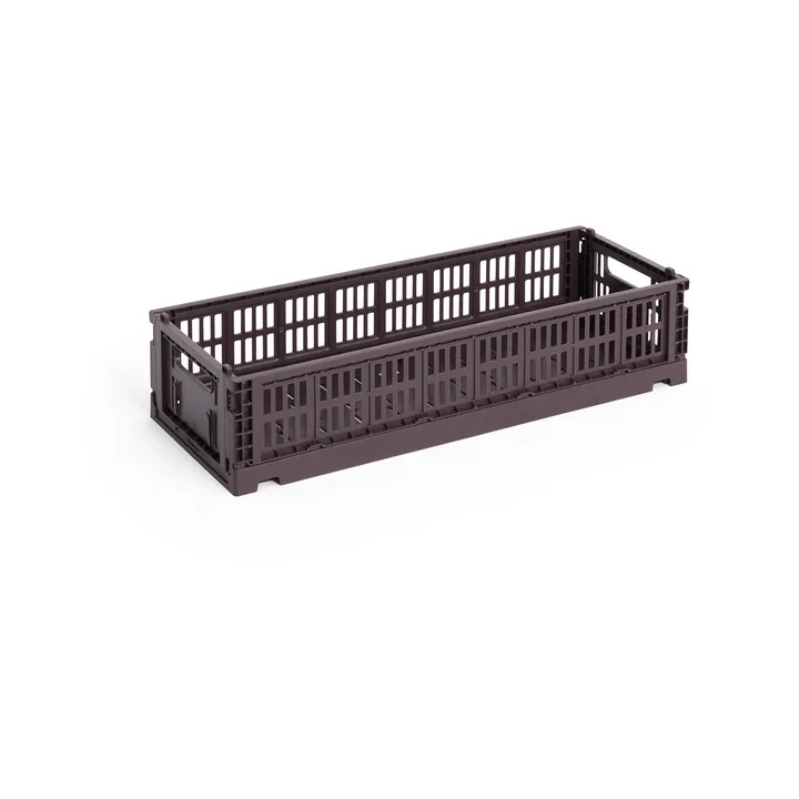 Colour Crate Mini Oblong 13x34,5 cm - Bordeaux - HAY