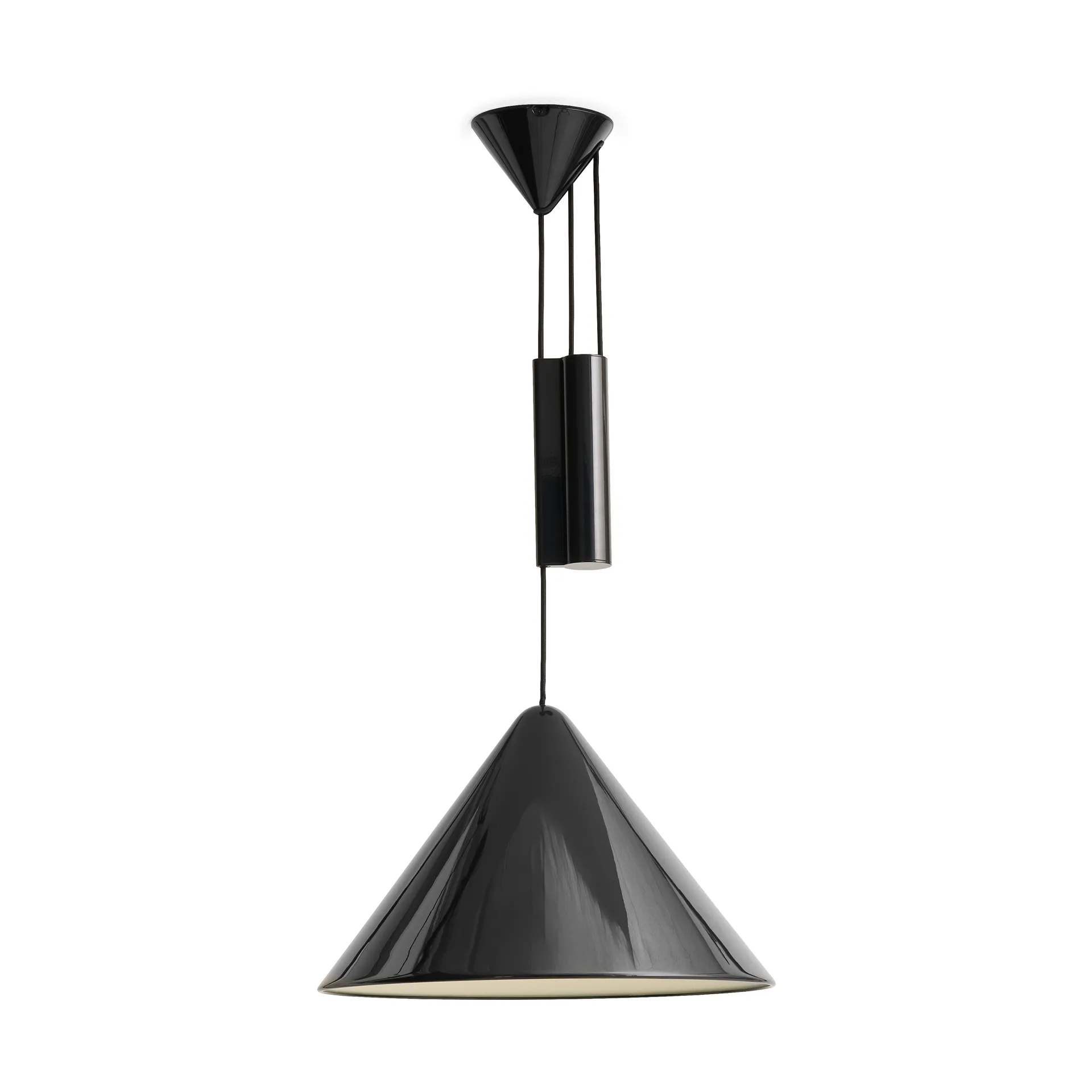 Compass Adjustable pendel 43 cm, Soft black HAY