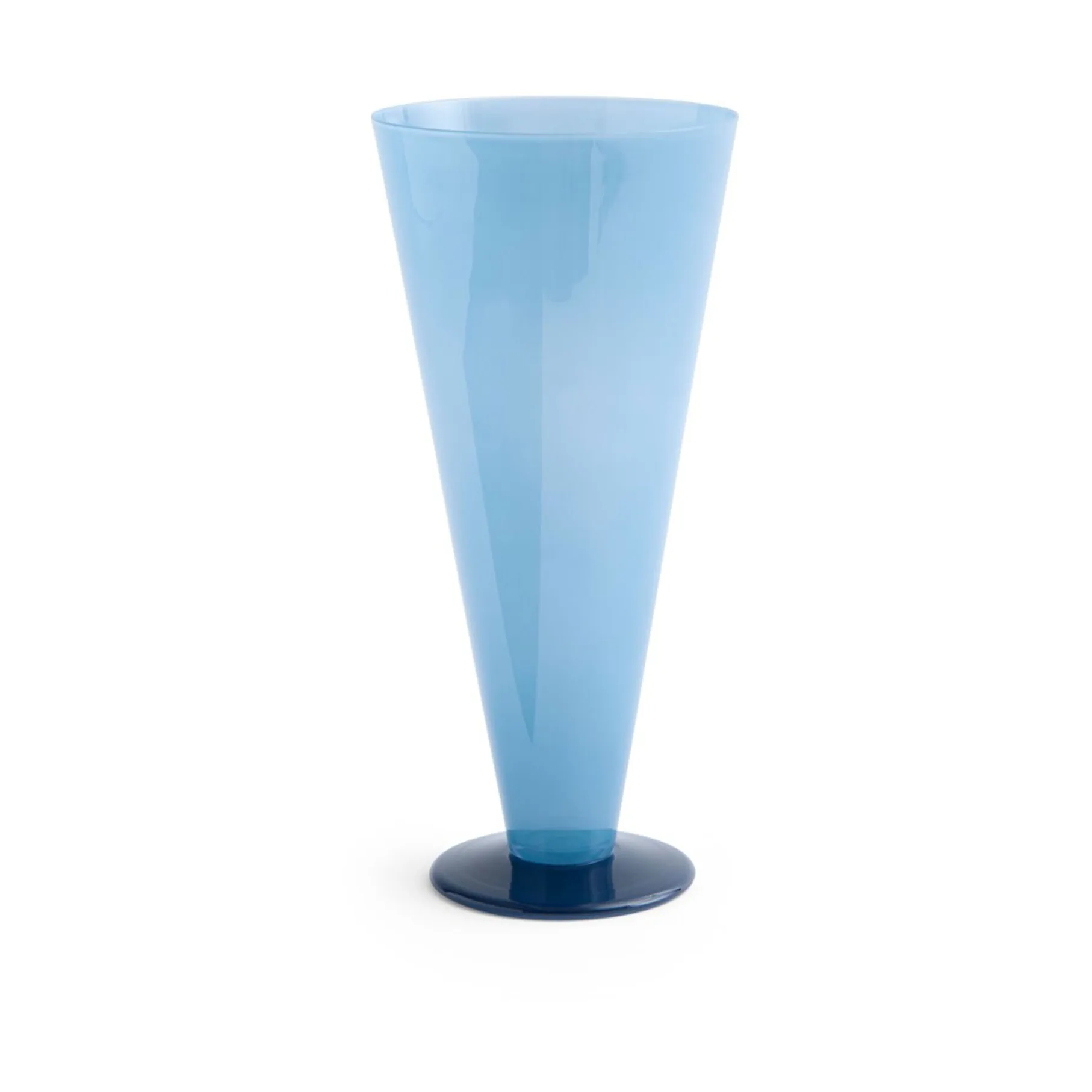 Conical vas, Petrol blue-dark blue, large HAY
