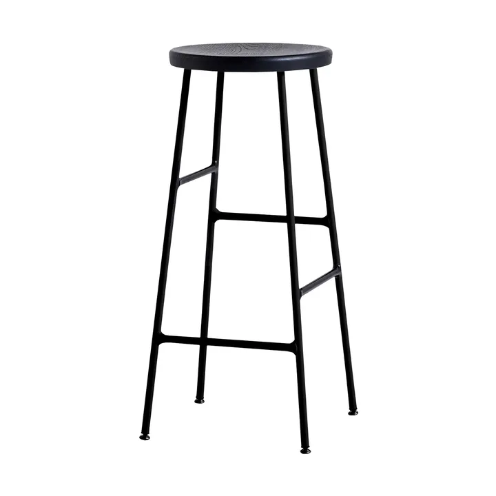 Cornet rund barpall 75 cm - Soft black oak-soft black - HAY