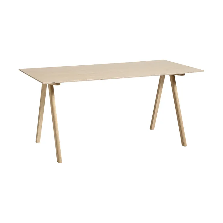 CPH10 2.0 skrivbord 80x160 cm - Lacquered oak-oak veneer - HAY