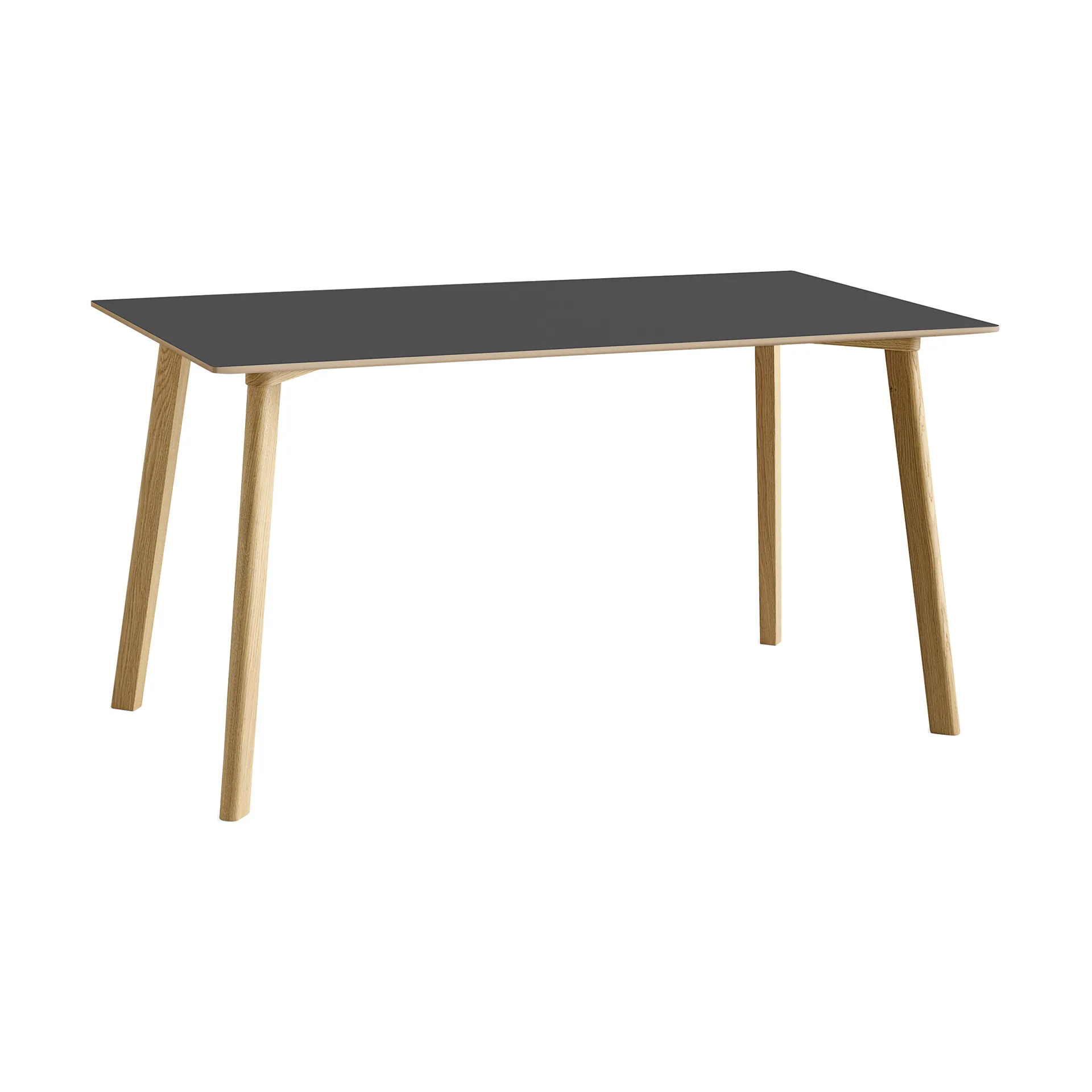 CPH210 Deux 2.0 bord 75x140 cm, Stone grey-lacquered oak HAY