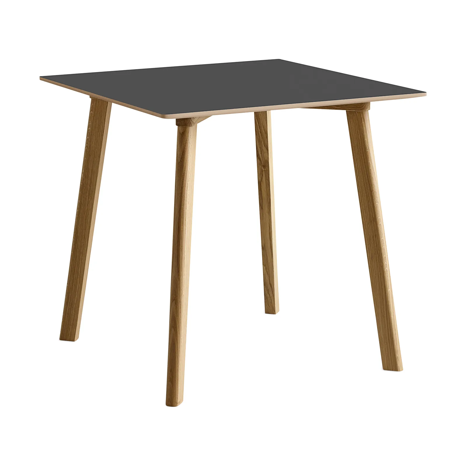 CPH210 Deux 2.0 bord 75x75 cm, Stone grey-lacquered oak HAY