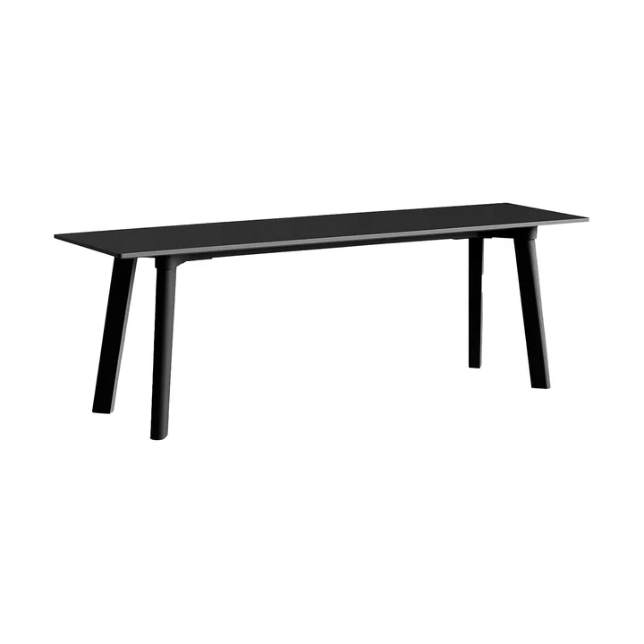 CPH215 Deux 2.0 bänk 140 cm - Black laminate-lacquered beech - HAY
