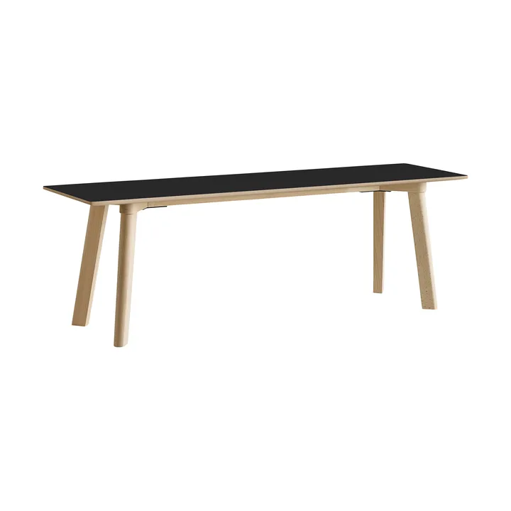 CPH215 Deux 2.0 bänk 140 cm - Black laminate-untreated beech - HAY