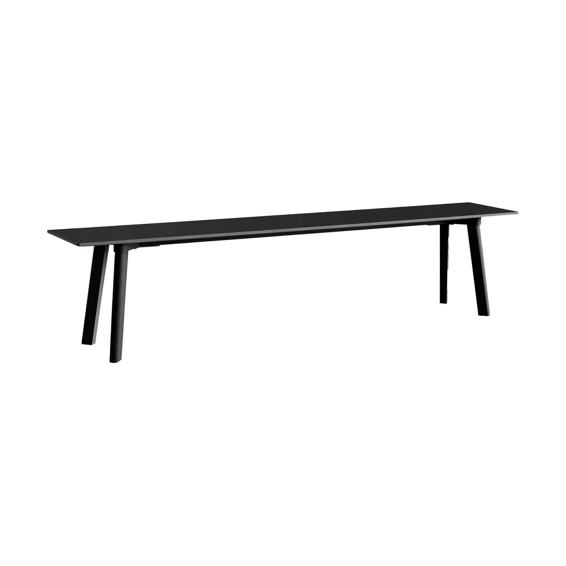 CPH215 Deux 2.0 bänk 200 cm, Black laminate-lacquered beech HAY