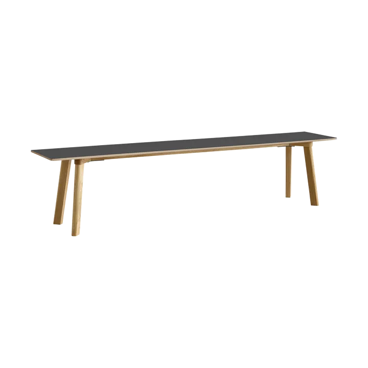 CPH215 Deux 2.0 bänk 200 cm - Stone grey-lacquered oak - HAY