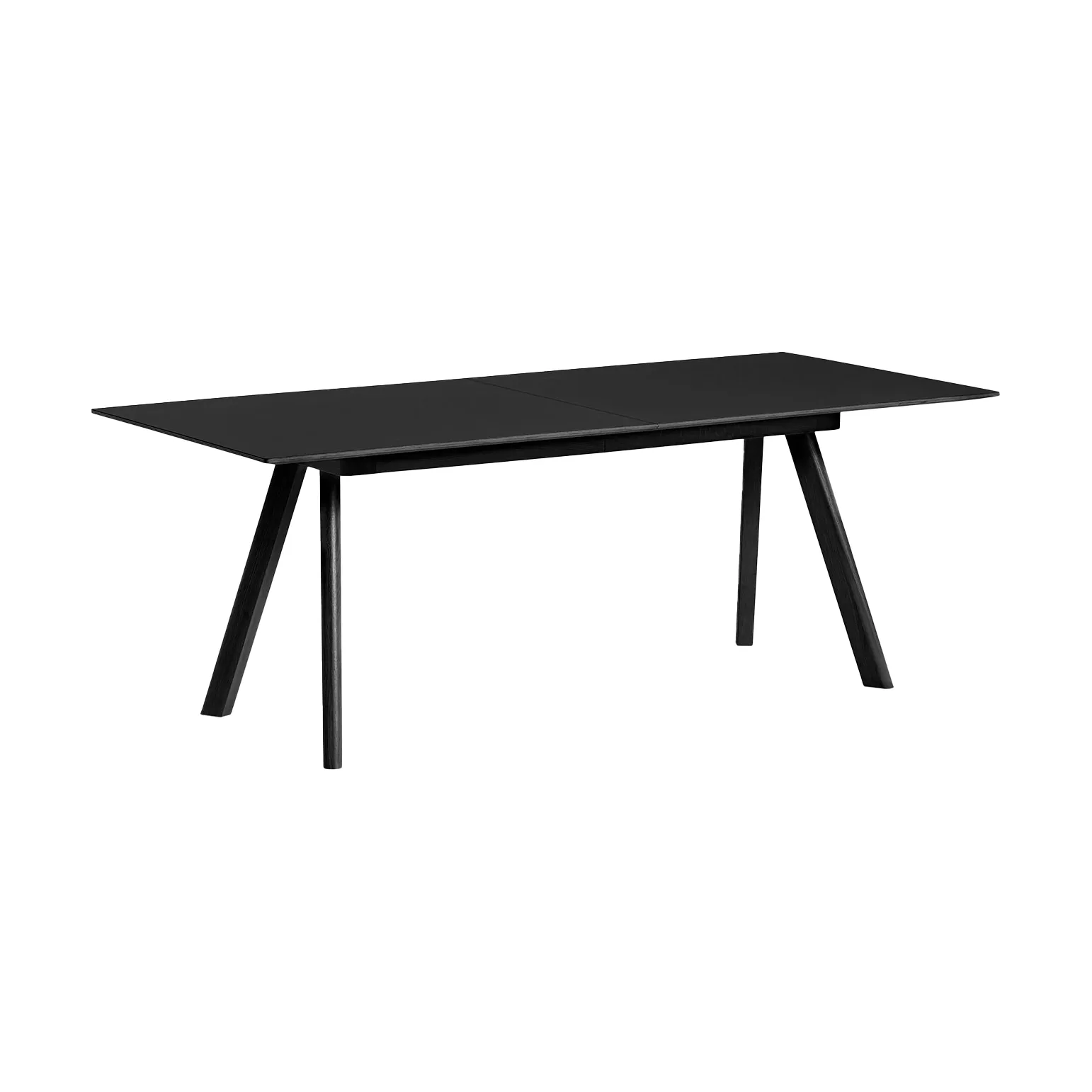 CPH30 2.0 Extendable matbord 80x160 cm, Black linoleum-lacquered oak HAY
