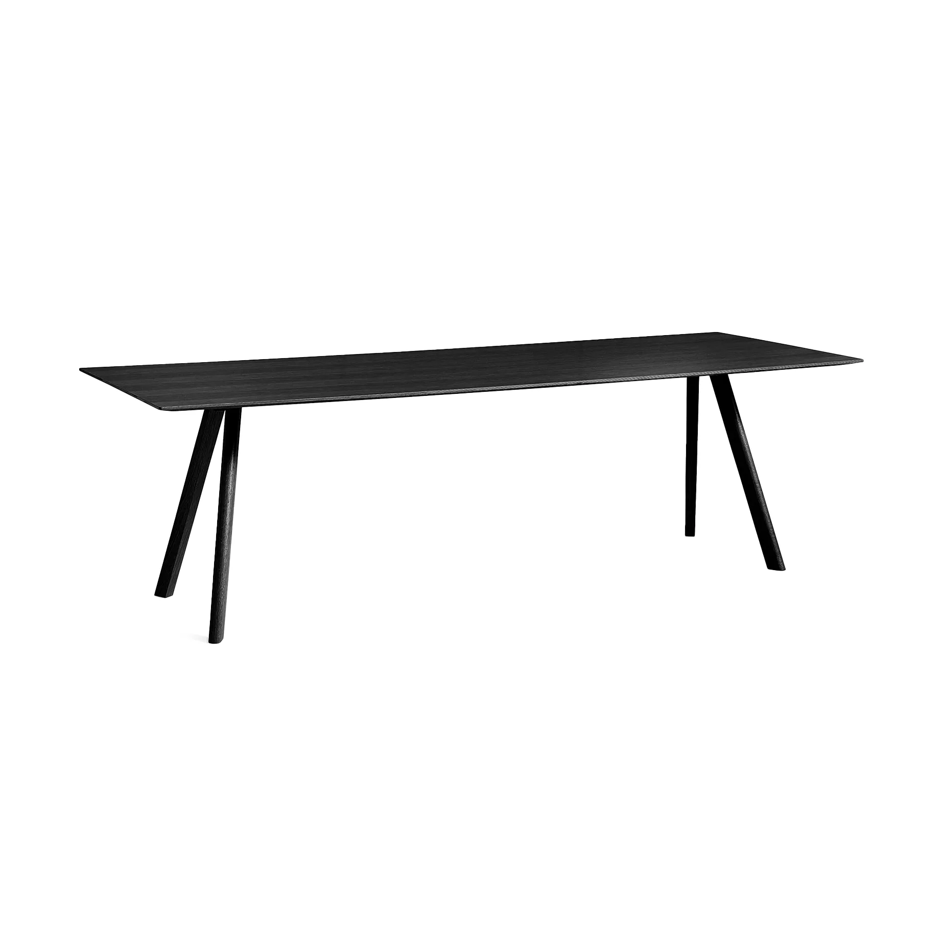 CPH30 2.0 matbord 90x250 cm, Black-lacquered oak veneer HAY