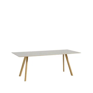 CPH30 matbord 200 cm - Off white linoleum-soaped oak - HAY