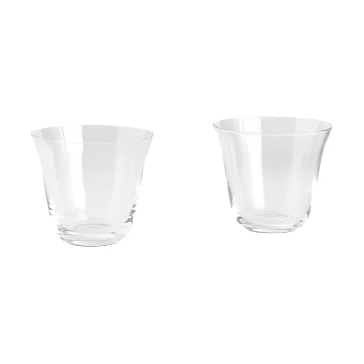 Curve Tumbler dricksglas 2-pack - Clear - HAY