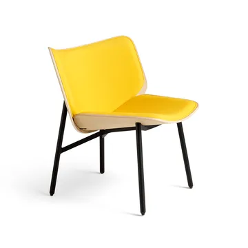 Dapper loungefåtölj - Steelcut trio 446 yellow-ek-svart stativ - HAY