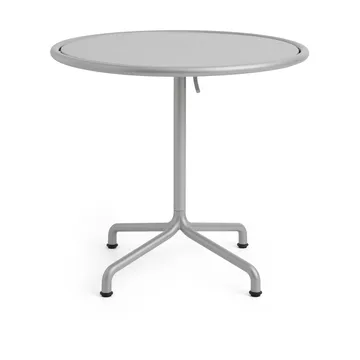 Deville bord - Silver grey, Ø80x74 cm - HAY