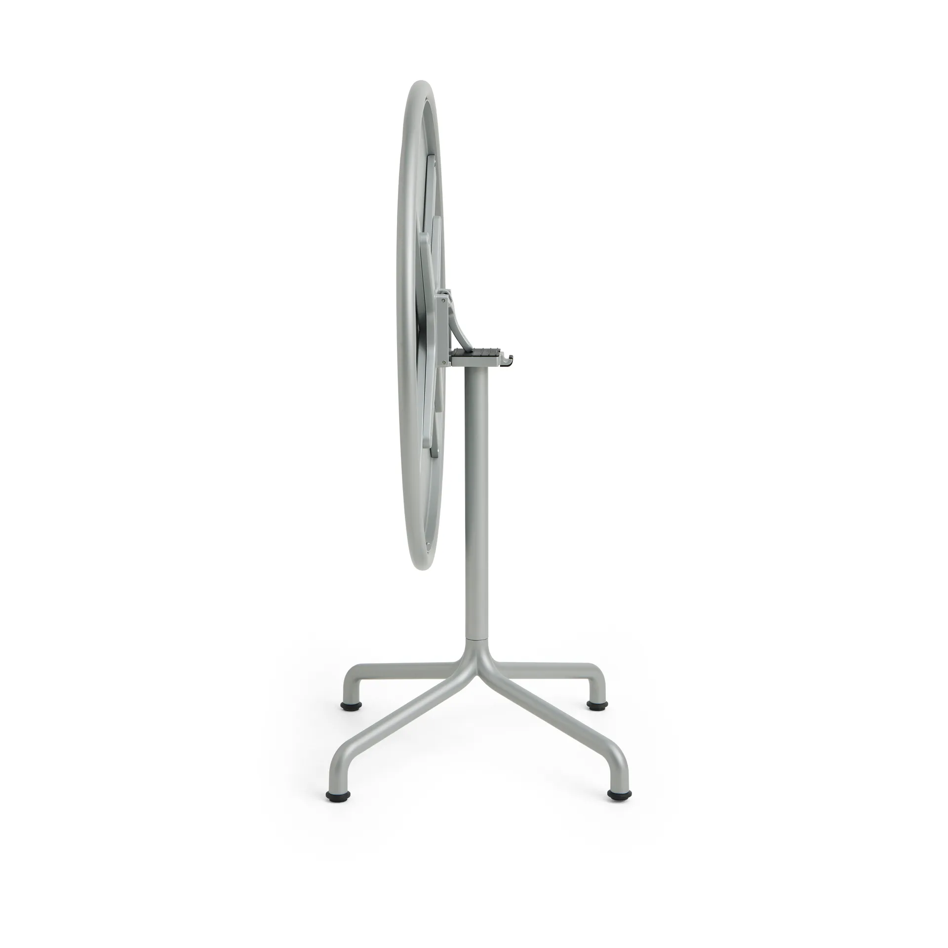 Deville bord, Silver grey, Ø80x74 cm HAY