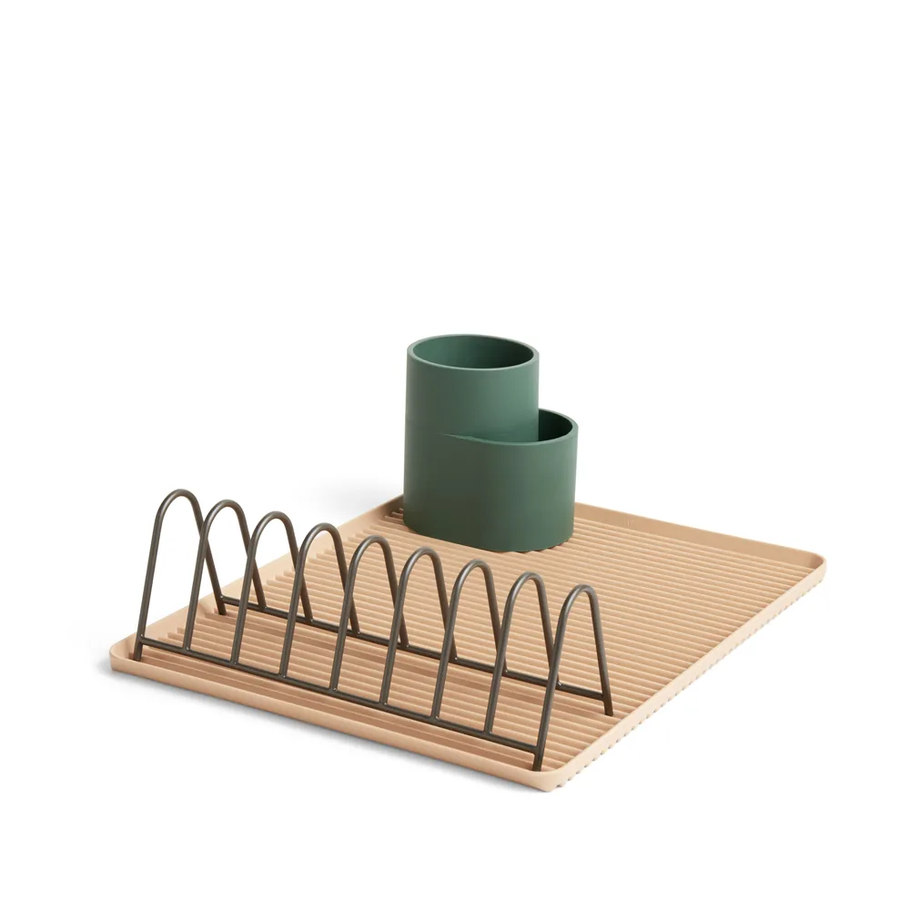 Dish cup bestickställ, dark green HAY