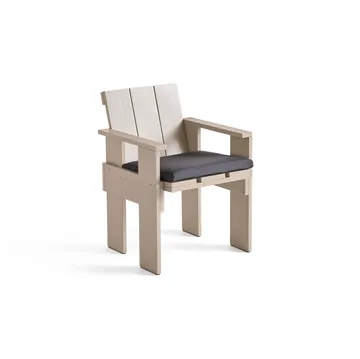 Dyna till Crate Dining Chair karmstol - Anthracite - HAY