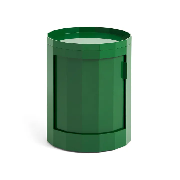 Facet Cabinet 100 sidobord - Spinach green - HAY