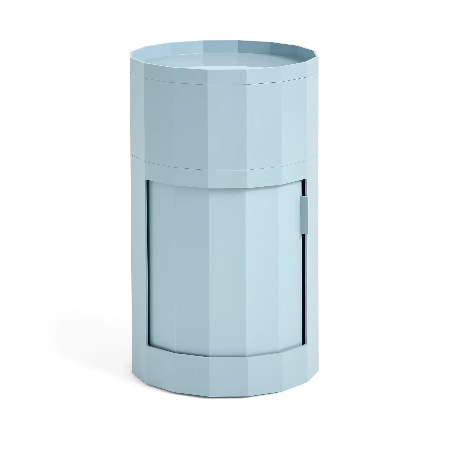 Facet Cabinet 101 sidobord, Misty blue HAY