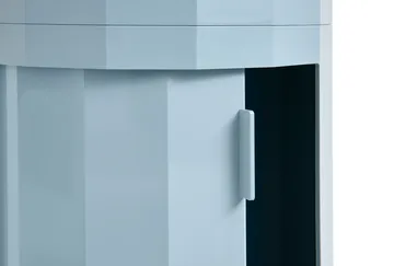 Facet Cabinet 110 sidobord - Misty blue - HAY