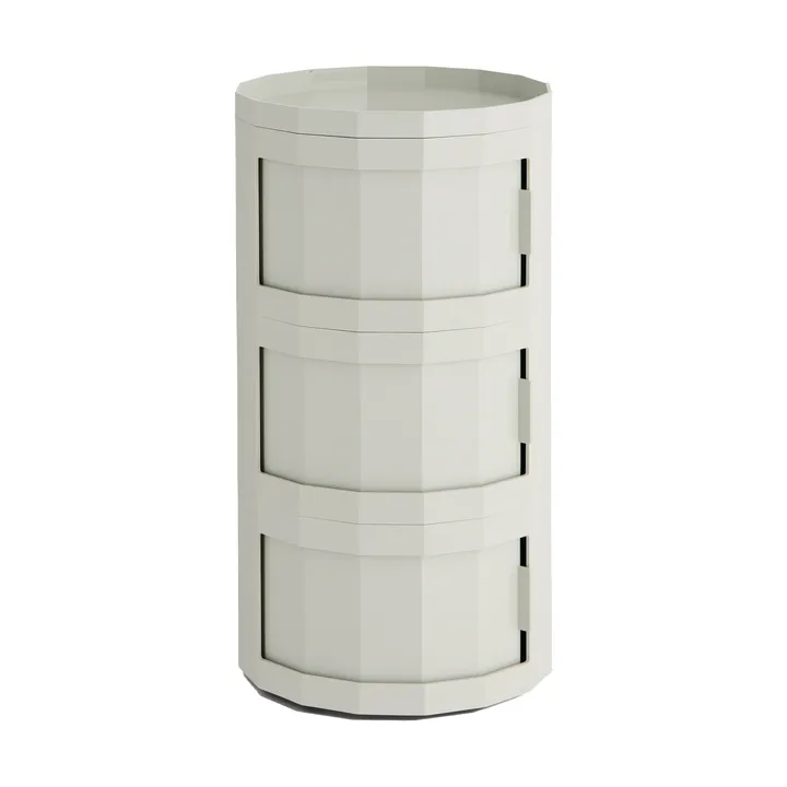 Facet Cabinet 30 sidobord - Misty grey - HAY