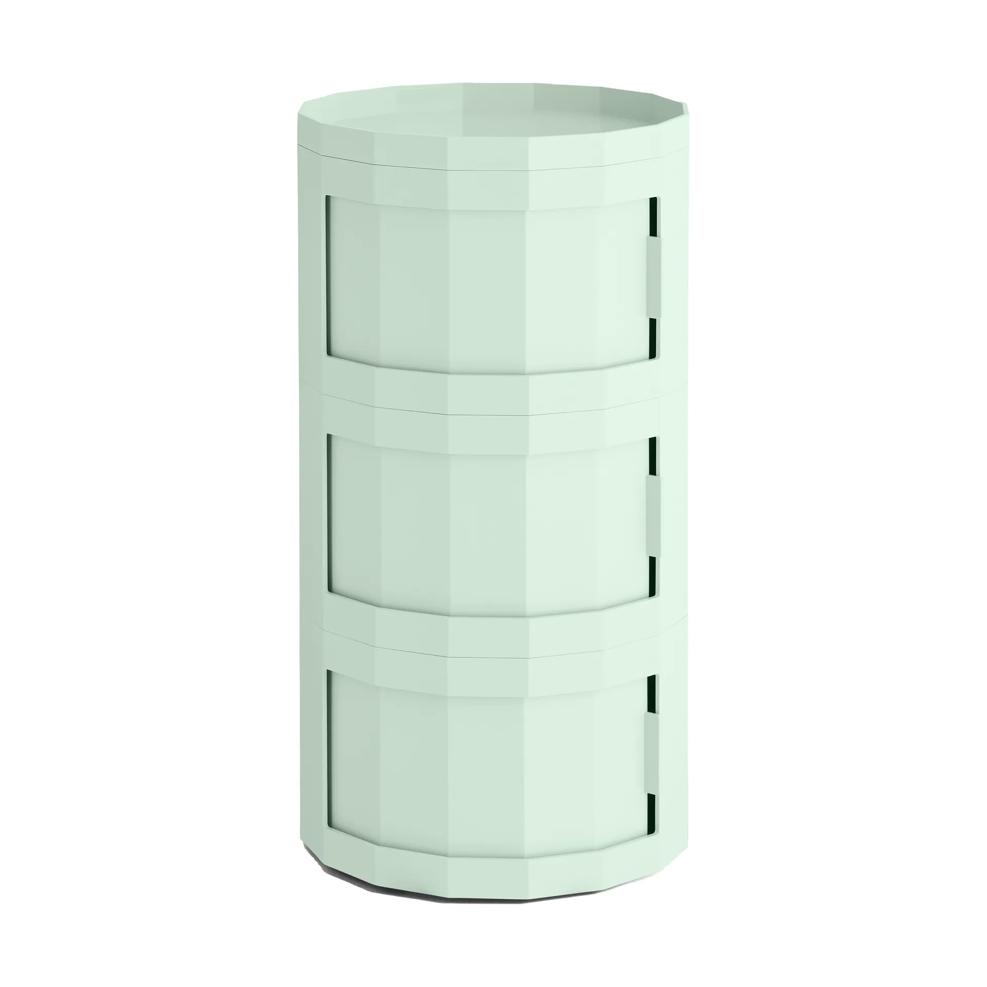 Facet Cabinet 30 sidobord, Soft mint HAY