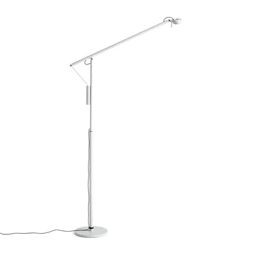 Fifty-Fifty floor golvlampa - Ash grey - HAY