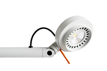 Fifty-Fifty floor golvlampa - Ash grey - HAY