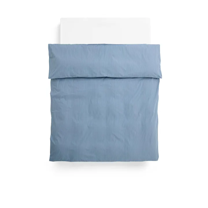 Fineline påslakan 150x210 cm - Blue - HAY