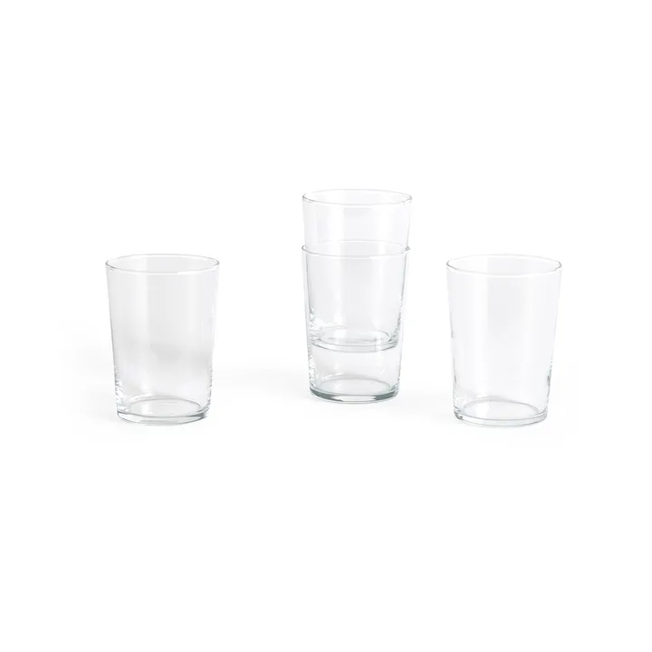 Glass dricksglas L 49 cl 4-pack - Klar - HAY