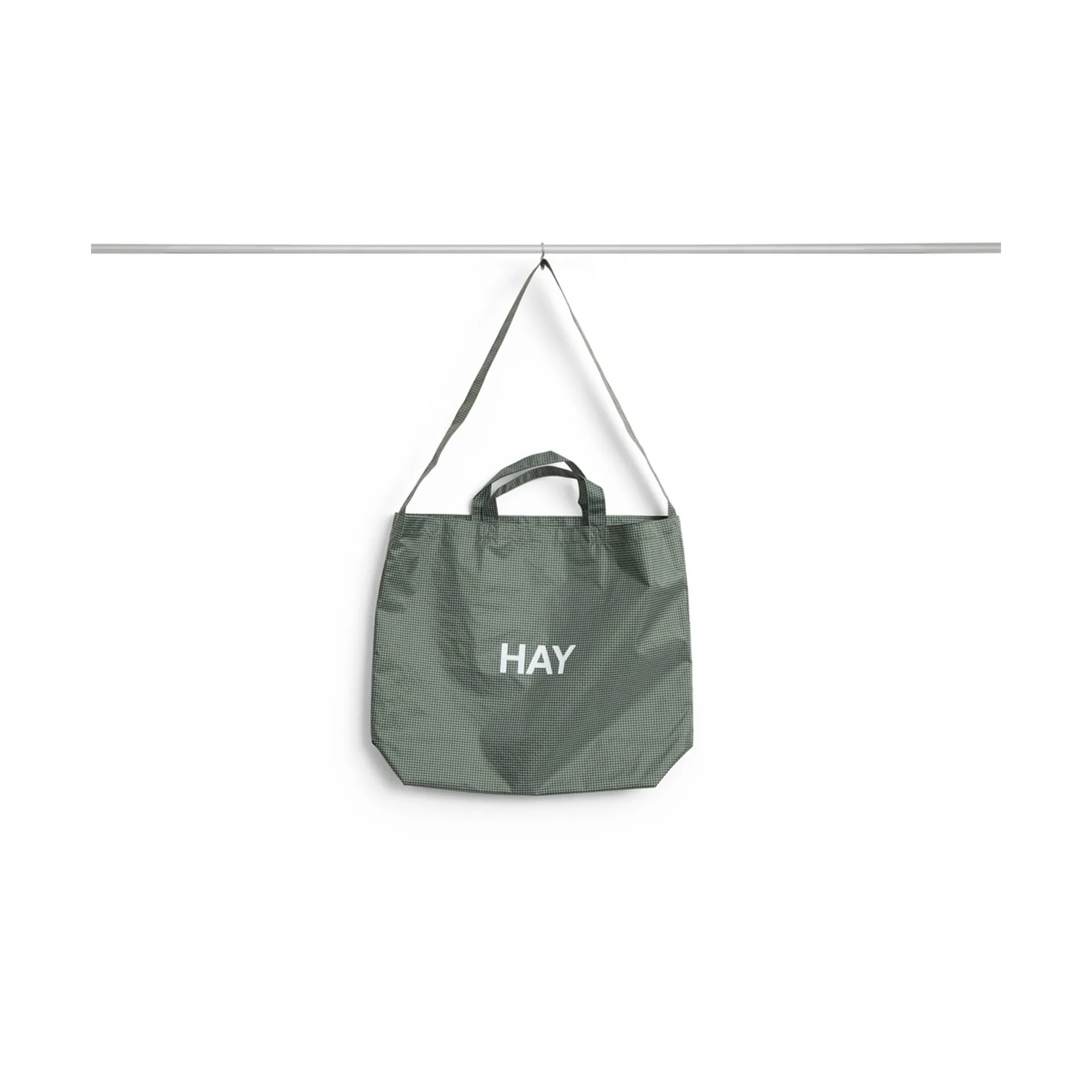 Grid Crossover Bag väska medium, Dark green, medium HAY