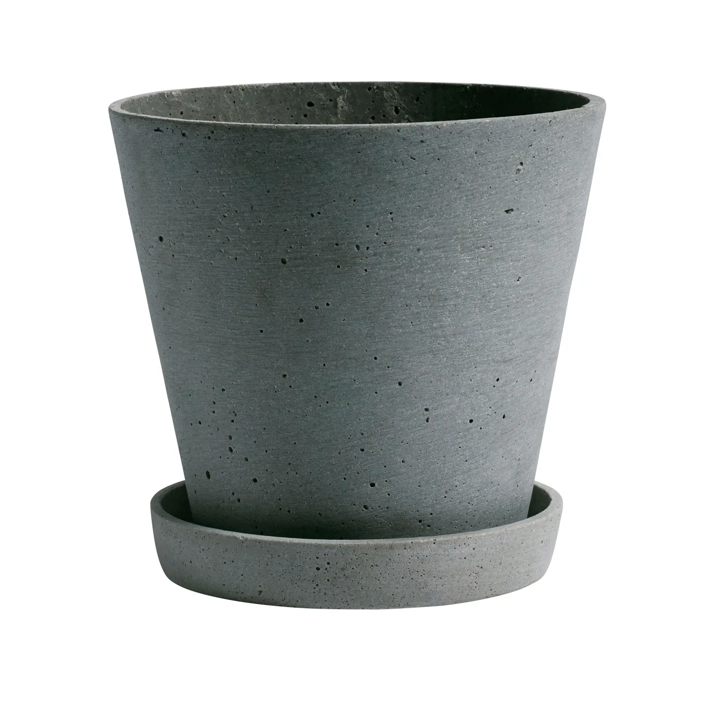 HAY Flowerpot with saucer kruka XXXL Ø34 cm, Grön HAY
