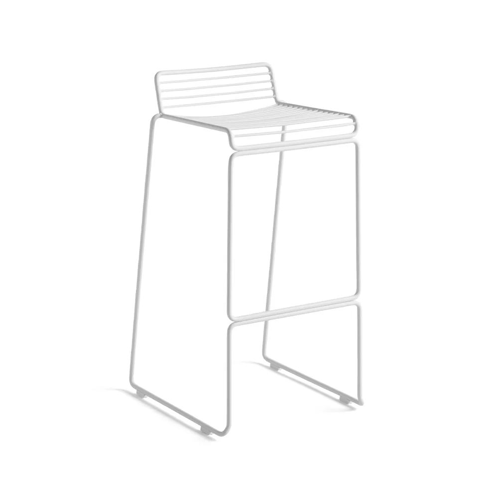 Hee High barstol 75 cm, White HAY