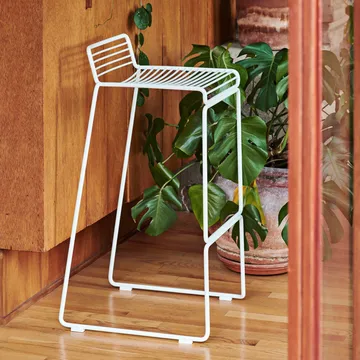 Hee High barstol 75 cm - White - HAY