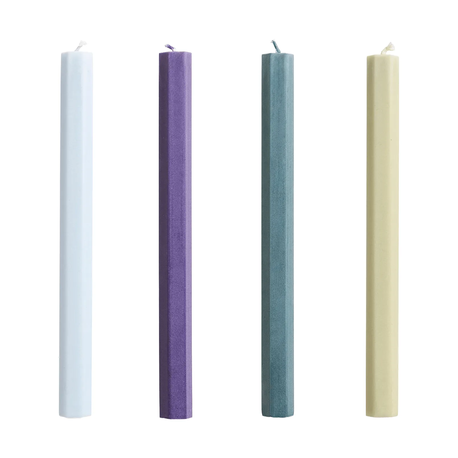 Hexagon Candle ljus mix 4-pack, Meadow HAY