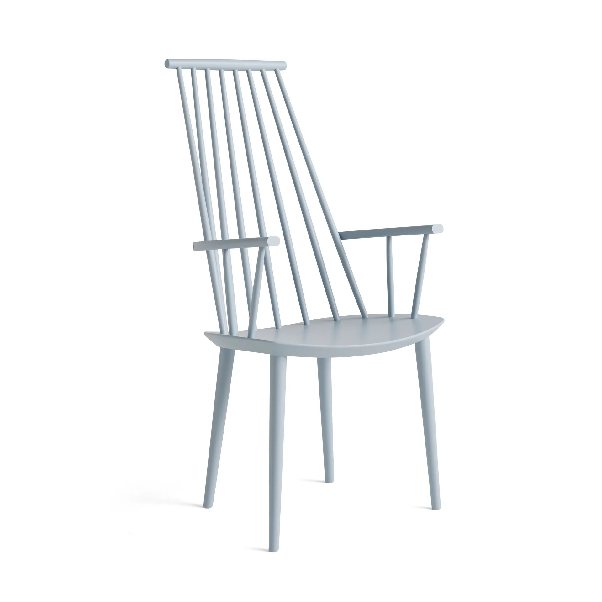 J110 karmstol, Slate blue lackerad bok HAY