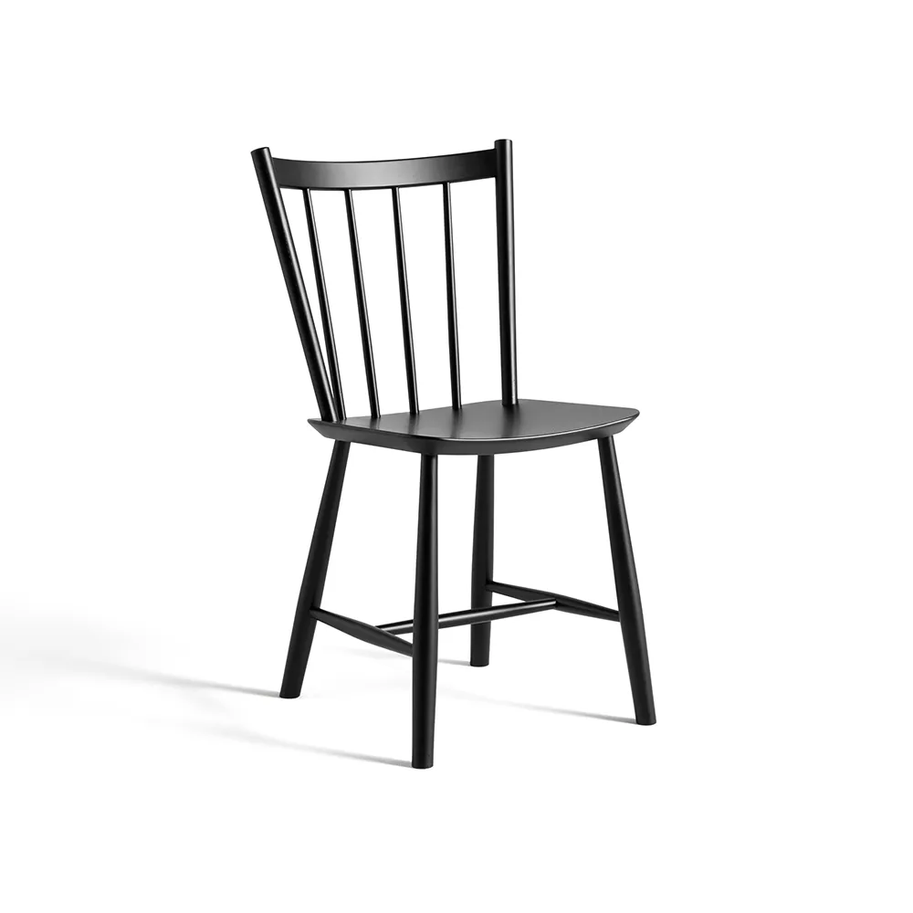 J41 stol, Black lacquered beech HAY