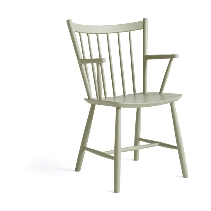 J42 karmstol - Sage lackerad bok - HAY
