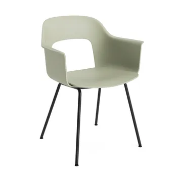 Layout Armchair 211 karmstol - Pastel green-svartlackerad stål - HAY