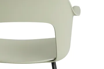 Layout Armchair 211 karmstol - Pastel green-svartlackerad stål - HAY