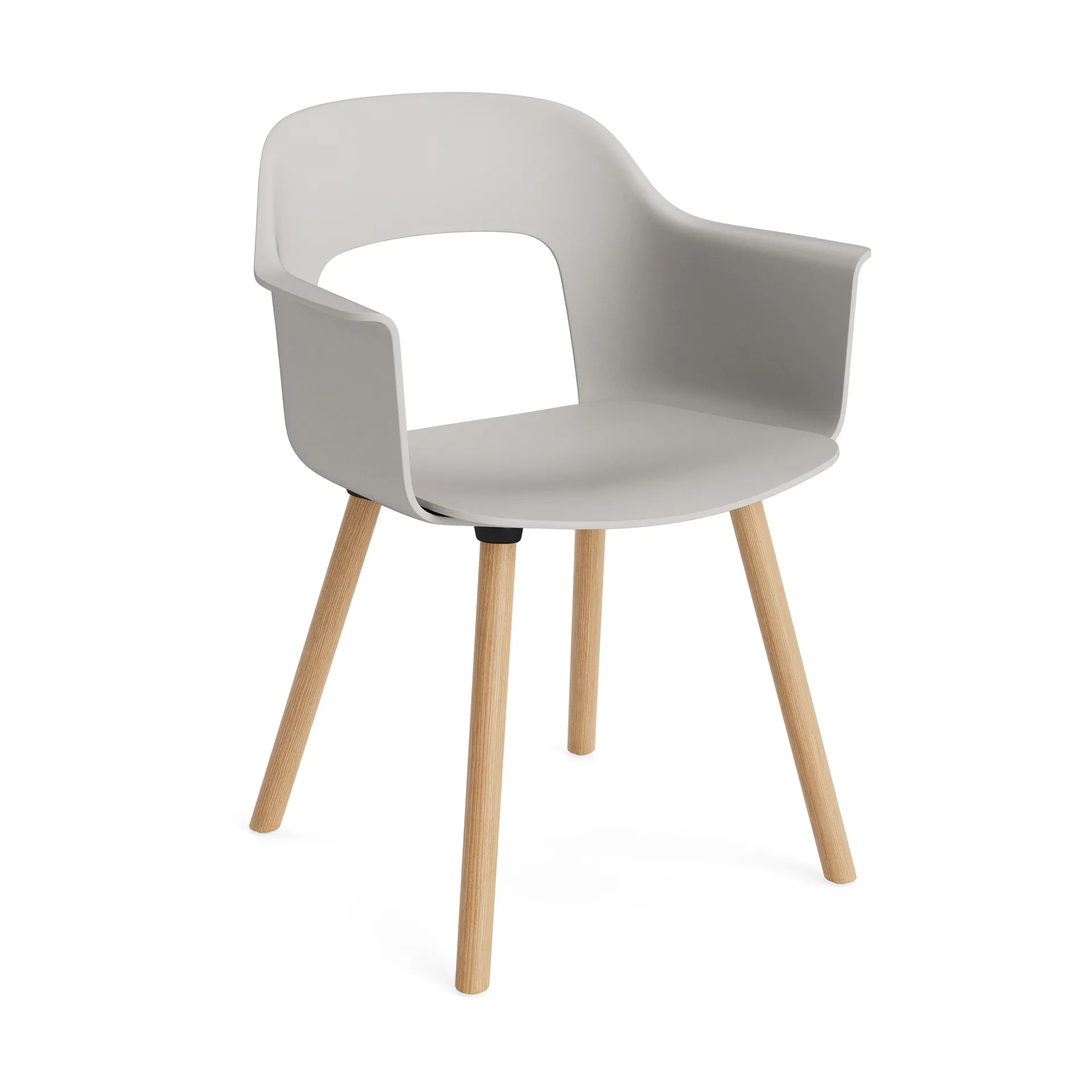 Layout Armchair 221 karmstol, Sky grey-lackerad ek HAY