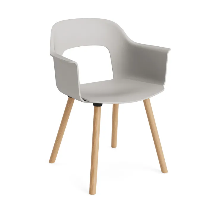 Layout Armchair 221 karmstol - Sky grey-lackerad ek - HAY